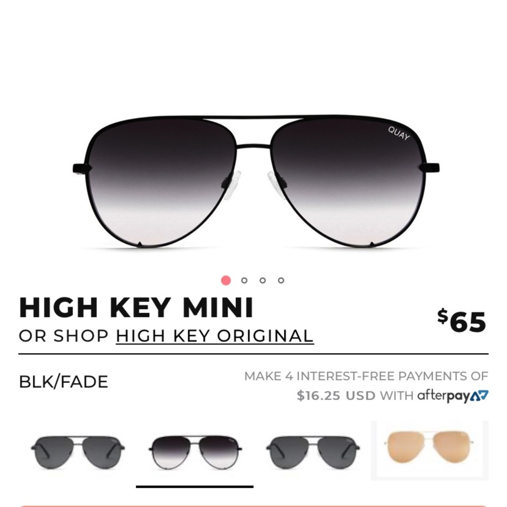 Quay- High key Mini sunglasses